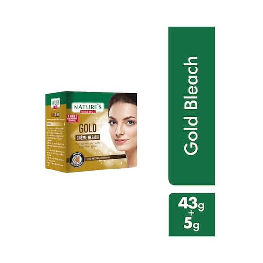 Nature's Essence Gold Creme Bleach (43g+5g) (Free Aloe Vera Gel)
