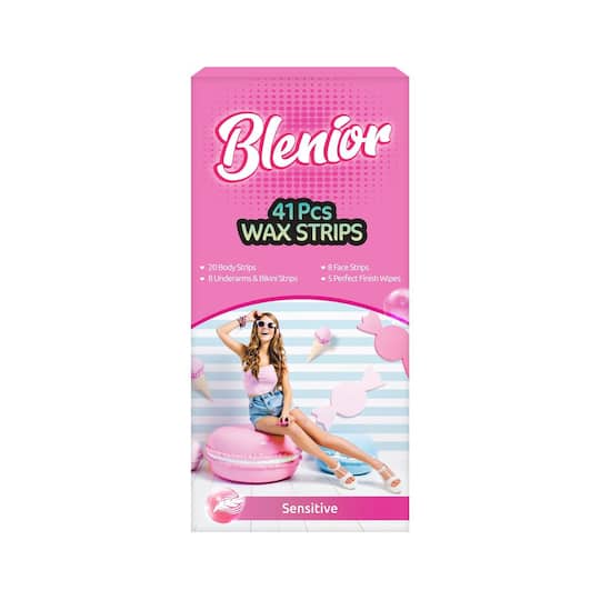 Blenior Sensitive Wax Strips - (41Pcs)