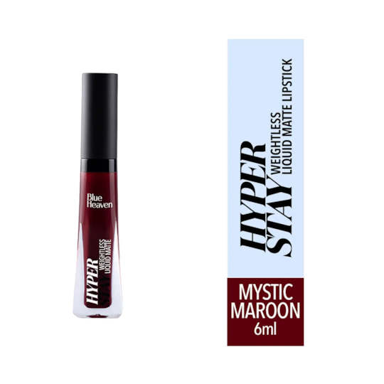 Blue Heaven Hyperstay Liquid Matte Lipstick - 05 Mystic Maroon (6ml)