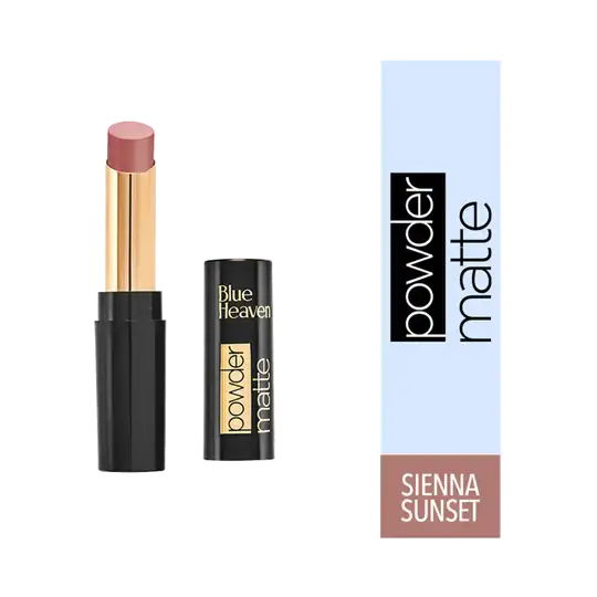 Blue Heaven Powder Matte Lipstick - N03 Sienna Sunset (3.5g)
