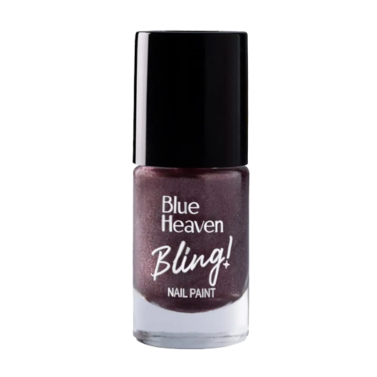 Blue Heaven Bling Nail Paint - 708 Mocha Magic (8ml)