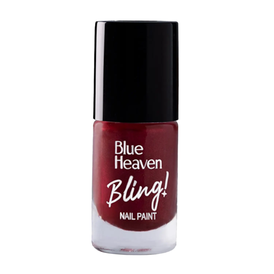 Blue Heaven Bling Nail Paint - 719 Ruby Spark (8ml)
