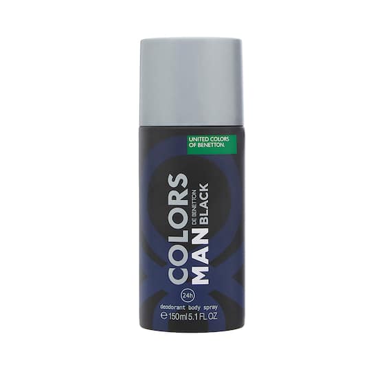 United Colors Of Benetton Colors Man Black Deodorant Spray (150ml)