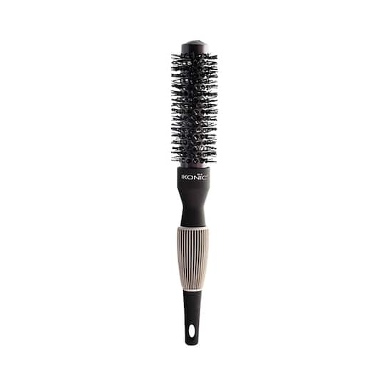 Ikonic Professional Titanium Thermal Hair Brush - THB 25 (Black & Grey)