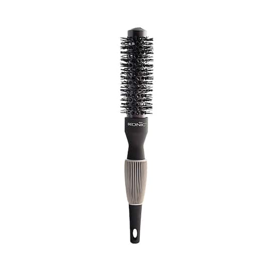 Ikonic Professional Titanium Thermal Hair Brush - THB 32 (Black & Grey)