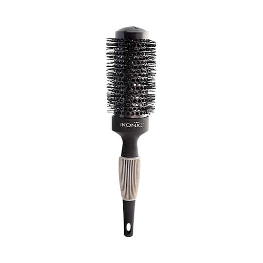 Ikonic Professional Titanium Thermal Hair Brush - THB 43 (Black & Grey)