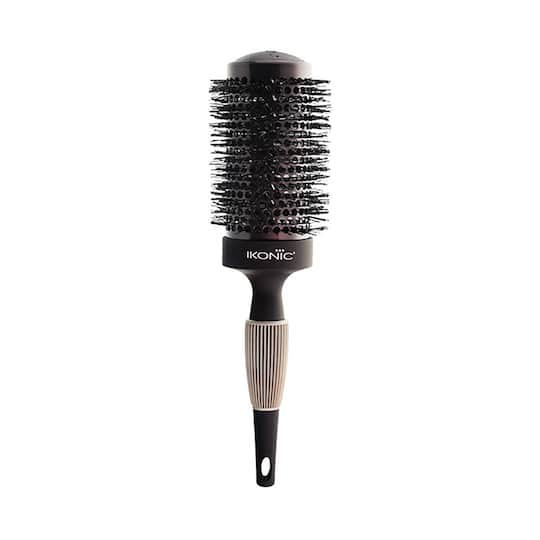 Ikonic Professional Titanium Thermal Hair Brush - THB 52 (Black & Grey)