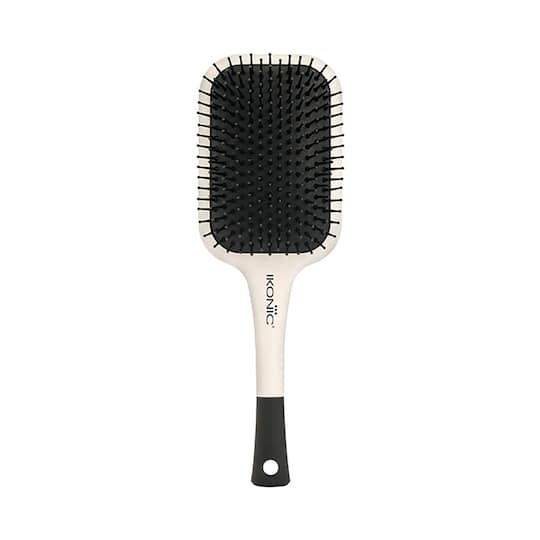 Ikonic Professional Artistic Paddle Brush (White & Black)