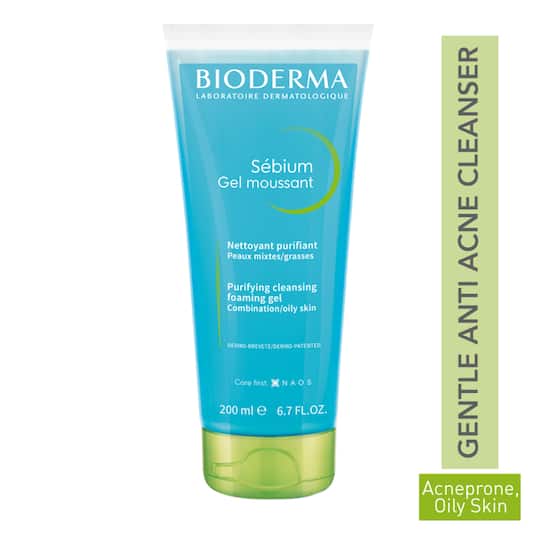 Bioderma Sebium Face And Body Wash Moussant Purifying Cleansing Gel (200ml)