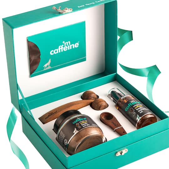 mCaffeine Coffee De-stress Gift Kit for Women & Men (2 Pcs)