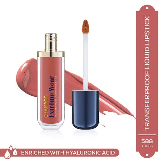 Chambor Extreme Wear Transferproof Liquid Lipstick + HA - Brune Jungle No.481 (6 ml)