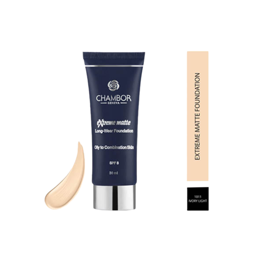 Chambor Extreme Matte Long-Wear Foundation - Ivory Light 1011 (30ml)