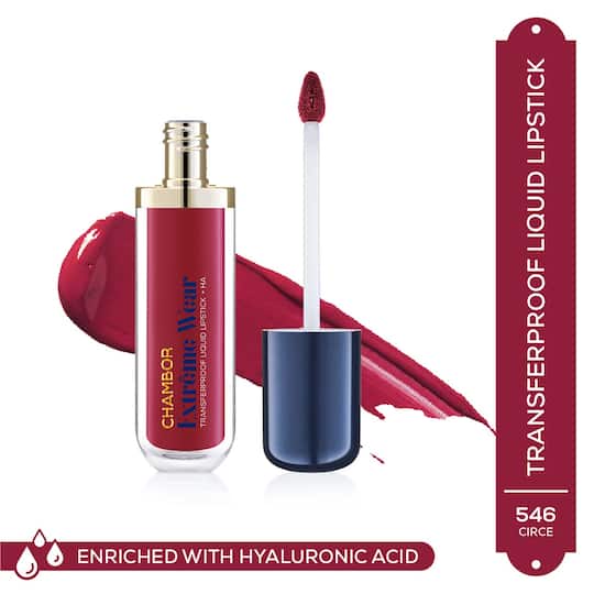 Chambor Extreme Wear Transferproof Liquid Lipstick + HA - Rosewood 413 (6 ml)