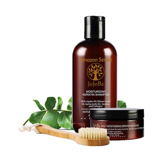 Amazon Series Jojoba Moisturizing Keratin Shampoo And Masque - (2Pcs)