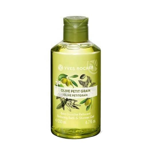 Yves Rocher Relaxing Olive Petitgrain Bath and Shower Gel ( 200ml)