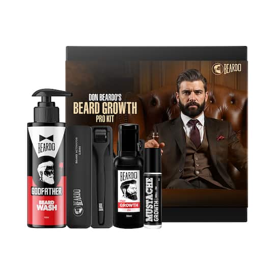 Beardo Don Beardo's Beard Growth Pro Kit (4Pcs)