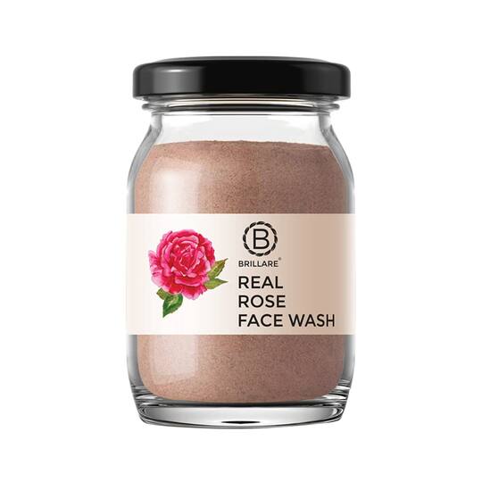 Brillare Real Rose Face Wash (45g)