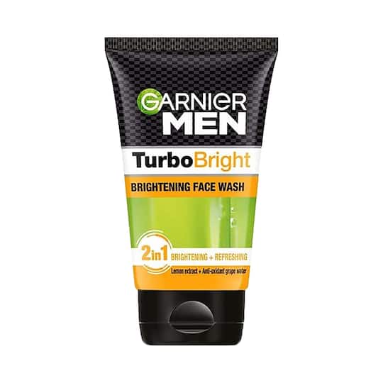 Garnier Men Turbo Bright Brightening Facewash (100g)