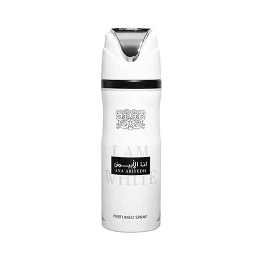 Lattafa Ana Abiyedh Perfumed Deodorant Spray - (200ml)