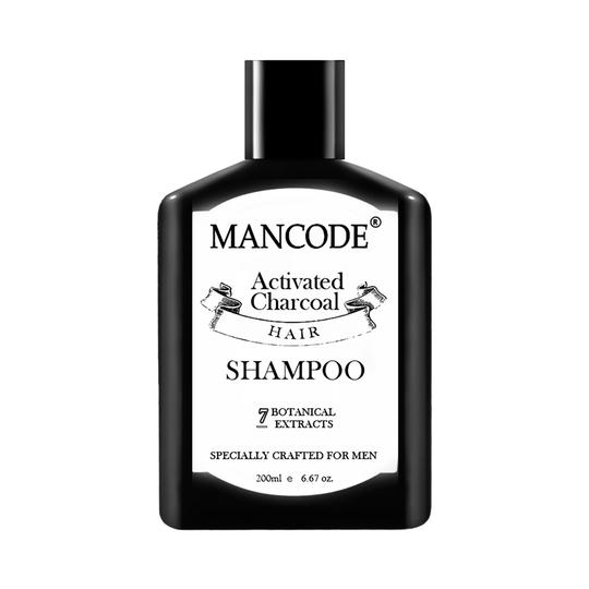 Mancode Activated Charcoal Shampoo (200ml)