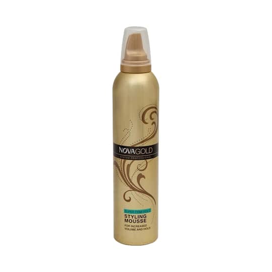 Nova Gold Super Firm Hold Styling Hair Mousse (300ml)