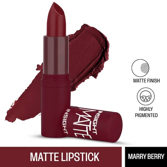 Insight Cosmetics Matte Lipstick - Merry Berry (4.2g)