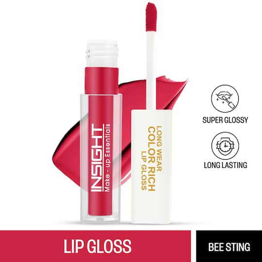 Insight Cosmetics Long Wear Color Rich Lip Gloss - Bee Sting (4ml)