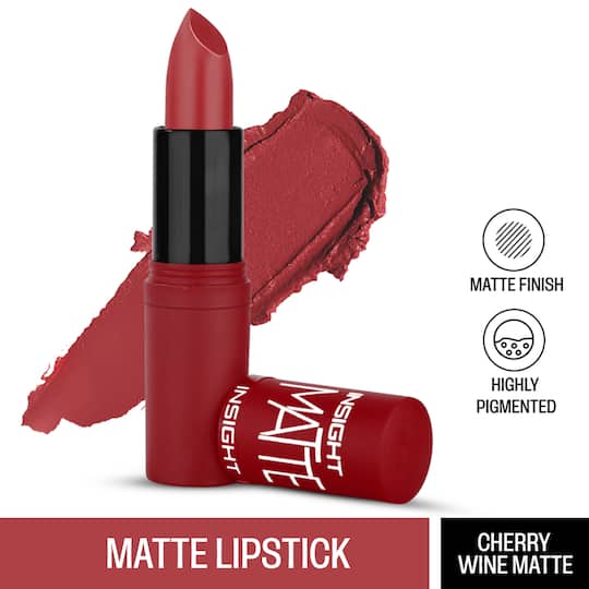 Insight Cosmetics Matte Lipstick - Cherry Wine (4.2g)