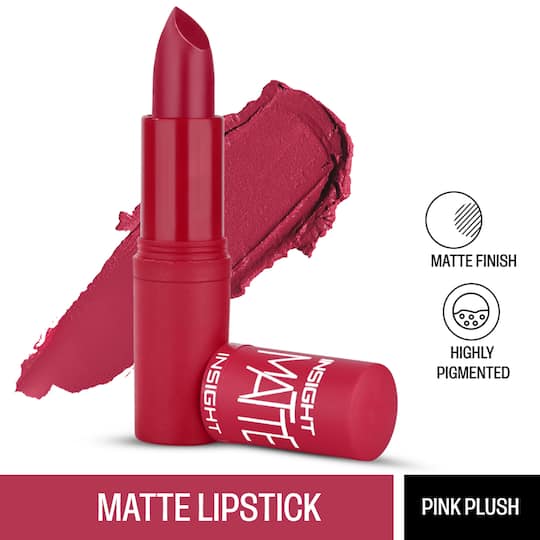 Insight Cosmetics Matte Lipstick - Pink Plush (4.2g)