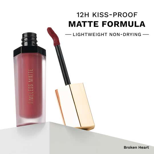 PAC Timeless Matte 12H Longlasting Rich Pigment One Swipe Payoff Smudgeproof - Broken Heart (6.5 ml)