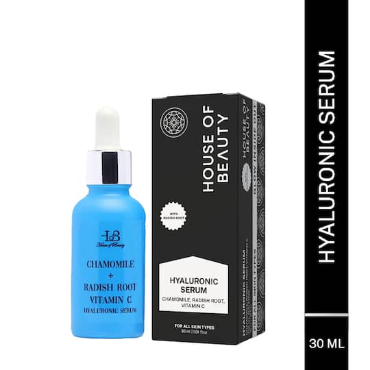 House of Beauty Hyaluronic Serum- All Skin Types To Brighten & Hydrate Skin W/T Chamomile (30 ml)
