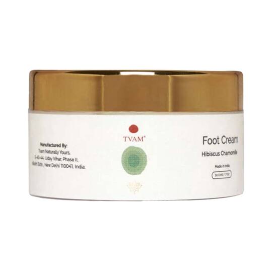 TVAM Hibiscus Chamomile Foot Cream (50g)