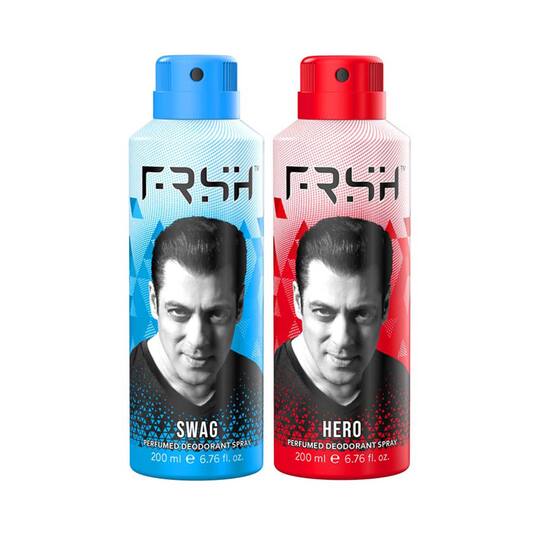 FRSH Deodorant Body Spray - Swag & Hero (2Pcs)