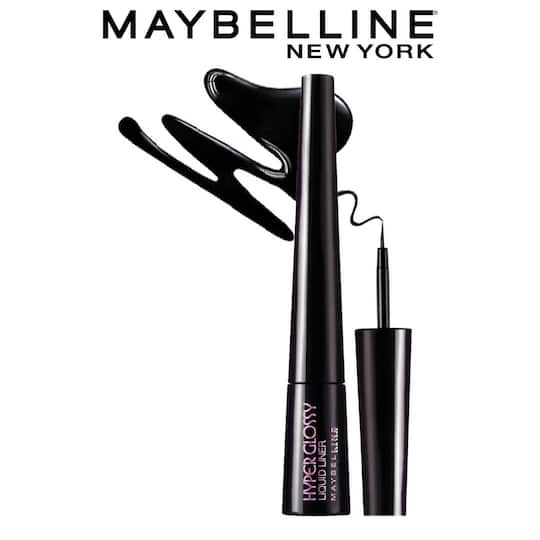 Maybelline New York Hyper Glossy Liquid Eyeliner - Black (3g)