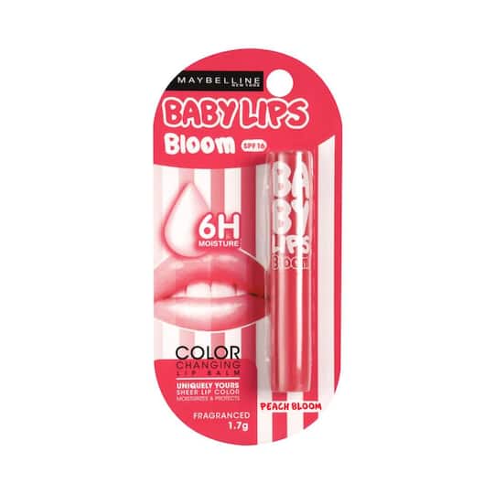Maybelline New York Baby Lips Color Changing Lip Balm - Peach Bloom (1.7 g)