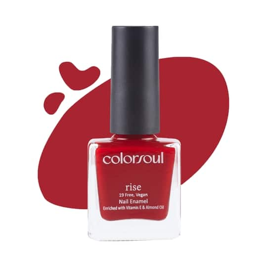 Colorsoul Rise Nail Enamel - R01 Glam Red (8ml)