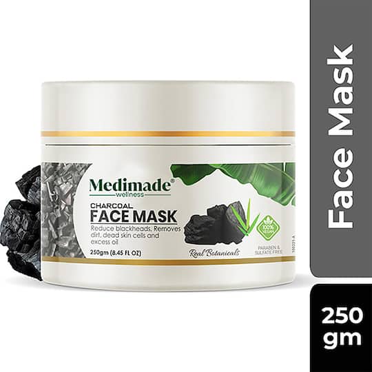 Medimade Charcoal Clay Face Mask (250g)