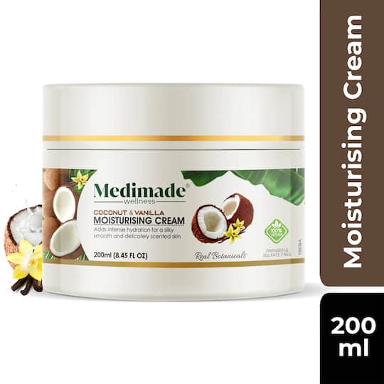 Medimade Coconut & Vanilla Moisturising Cream (200g)