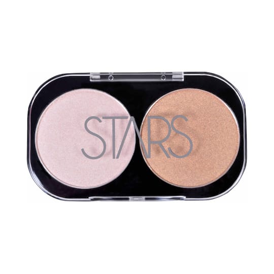 Stars Cosmetics Highlighter Palette - Beach Gold/Milk Gold (10g)