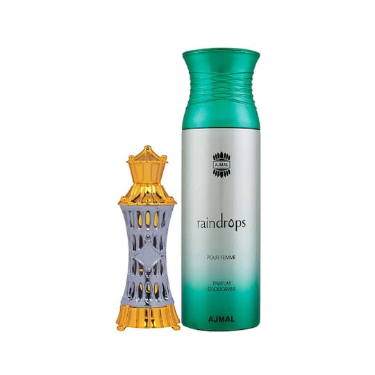 AJMAL Mizyaan Oriental Musky And Raindrops Femme Deodorant Floral Chypre Fragrance - (2Pcs)