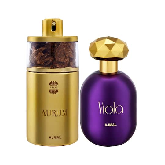 AJMAL Aurum Eau De Parfum Fruity Floral Perfume And Viola Eau De Parfum Fruity Floral Perfume - (2Pcs)