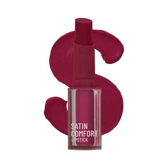 Swiss Beauty Satin Comfort Lipstick - Wine Dine (3 g)