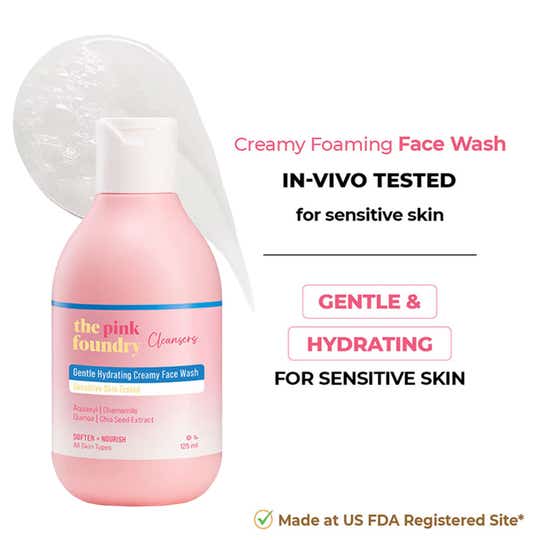 The Pink Foundry Gentle Hydrating Creamy Face Wash (125 ml)