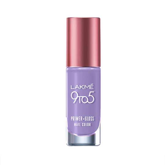 Lakme 9to5 P+G Nail - Lush Lavender (6 ml)
