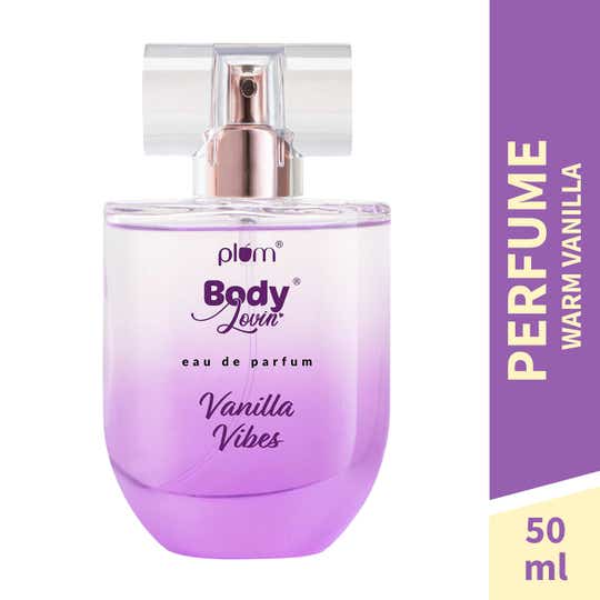 Plum BodyLovin' Vanilla Vibes Eau De Parfum - Long Lasting Warm Vanilla Perfume (50ml)
