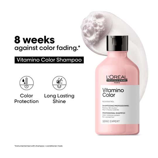 L'OREAL PROFESSIONNEL Vitamino Color Shampoo for Color Protection (300 ml) With Resveratrol