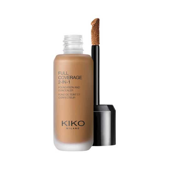 KIKO Milano Full Coverage 2-In-1 Foundation & Concealer - WB120 Warm Beige (25 ml)