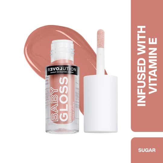 Makeup Revolution Relove Baby Gloss - Sugar (2.2ml)