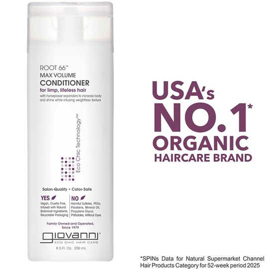 Giovanni Organic Root66 Max Volume Conditioner (250ml)
