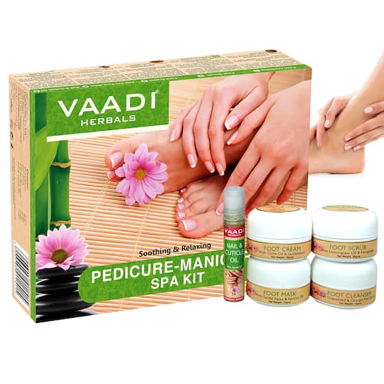 Vaadi Herbals Pedicure Manicure Spa Kit (5Pcs)